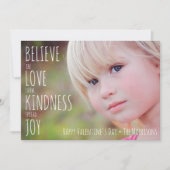 Cartes Pour Fêtes Annuelles Valentine's Day Hearts Love Kindness Joy Photo (Devant)