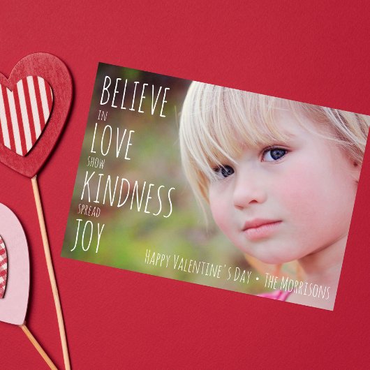 Cartes Pour Fêtes Annuelles Valentine's Day Hearts Love Kindness Joy Photo