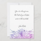 Cartes Pour Fêtes Annuelles Valentines Day Love Citation manuscrite Script (Devant)