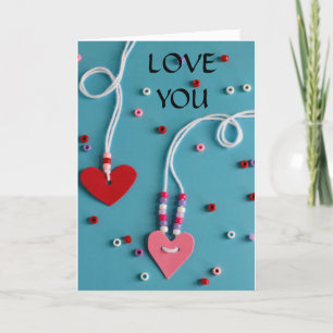 CARTES POUR FÊTES ANNUELLES *VALENTINE'S DAY LOVE MESSAGE POUR YOU* HOLIDAY CA