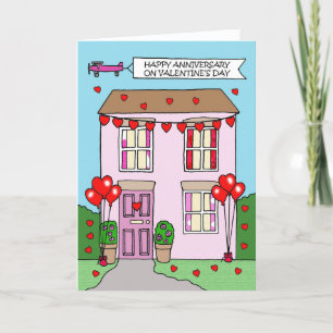 Cartes Pour Fêtes Annuelles Valentine's Day Wedding Anniversary