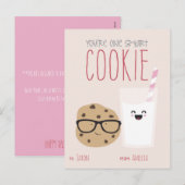 Cartes Pour Fêtes Annuelles Valentines de classe (Devant / Derrière)