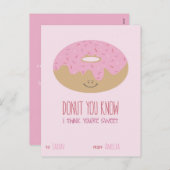 Cartes Pour Fêtes Annuelles Valentines de classe (Devant / Derrière)