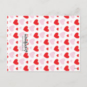 Cartes Pour Fêtes Annuelles Valentines de classe Cerfs (Dos)