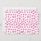 Cartes Pour Fêtes Annuelles Valentines de classe photo découpées / Rose (Dos)