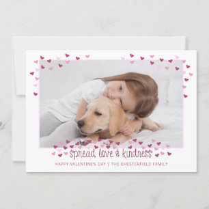 Cartes Pour Fêtes Annuelles Valentines DIFFUSER L'AMOUR ET LA GENTILLESSE Phot
