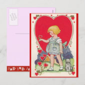 Cartes Pour Fêtes Annuelles Valentine's for Kids (Devant / Derrière)