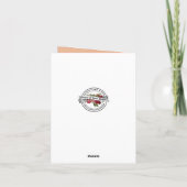 Cartes Pour Fêtes Annuelles Valentines Jour Cupid Angel avec Rose (Dos)