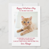 Cartes Pour Fêtes Annuelles Valentines Jour Meilleur Papa Jamais Personnalisé  (Devant)