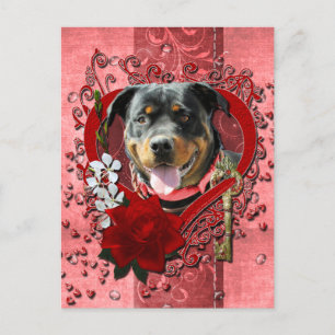 Cartes Pour Fêtes Annuelles Valentines - Key to My Heart - Rottweiler