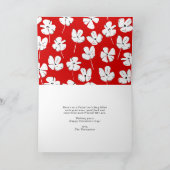 Cartes Pour Fêtes Annuelles Valentines les plus heureuses Lettres Rouge Multi  (Intérieur)