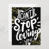 Cartes Pour Fêtes Annuelles Valentines Prison de prison Longue Distance Or Éti (Devant / Derrière)