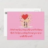 Cartes Pour Fêtes Annuelles Valentines Prison Prison Longue Distance Coeurs Co (Devant / Derrière)