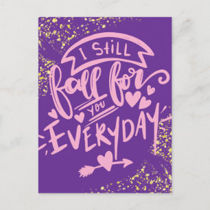 Cartes Pour Fêtes Annuelles Valentines Prison Prison Longue Distance Violet B