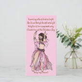 Cartes Pour Fêtes Annuelles Valentines roses Danseur du ventre (Debout devant)