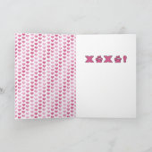 Cartes Pour Fêtes Annuelles Valentines - silhouette de Jack Russell (Intérieur)