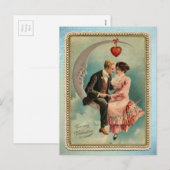 Cartes Pour Fêtes Annuelles valentines victoriennes (Devant / Derrière)