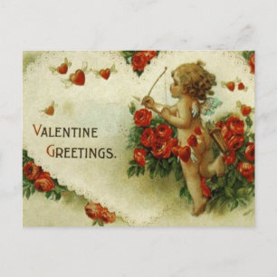 Cartes Pour Fêtes Annuelles Valentines victoriennes vintages Cherub