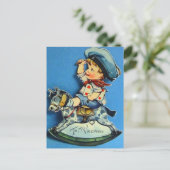 Cartes Pour Fêtes Annuelles Valentines vintages (Debout devant)