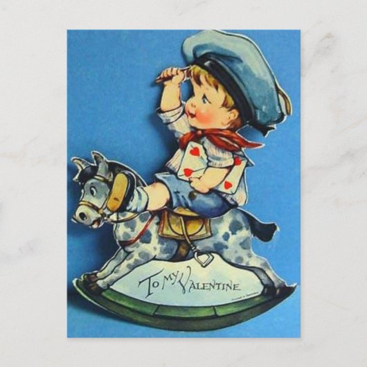 Cartes Pour Fêtes Annuelles Valentines vintages (Devant)