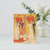 Cartes Pour Fêtes Annuelles Valentines vintages (Debout devant)