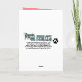 Cartes Pour Fêtes Annuelles Valentines - vous m'avez eu chez Woof ! (Dos)