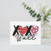 Cartes Pour Fêtes Annuelles Valentines XOXO (Debout devant)