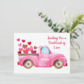 Cartes Pour Fêtes Annuelles Valetine's| Envoi d'un nom personnalisé (Debout devant)