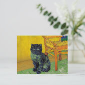 Cartes Pour Fêtes Annuelles Van Gogh Black Cat (Debout devant)