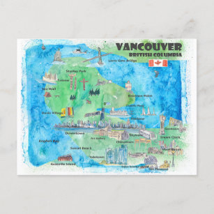 Cartes Pour Fêtes Annuelles Vancouver Colombie-Britannique Voyages au Canada