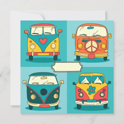 Cartes Pour Fêtes Annuelles Vannes rétro (Devant)