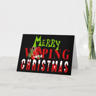 Cartes Pour Fêtes Annuelles VAPE Joyeux Noël Vaping