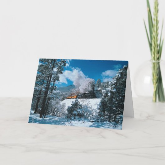 Cartes Pour Fêtes Annuelles Vapeur d'hiver (Devant)