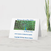 Cartes Pour Fêtes Annuelles Variété à la vie (Dos)