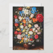 Cartes Pour Fêtes Annuelles Vase de fleurs avec bijoux, pièces et coquilles, 1 (Devant)