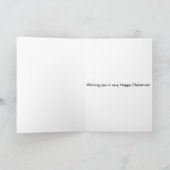 Cartes Pour Fêtes Annuelles Vegetarian Christmas card (Intérieur)