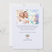 Cartes Pour Fêtes Annuelles Végétation botanique d'hiver 2 Appartement photo (Dos)