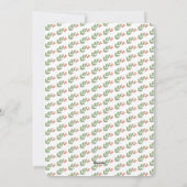 Cartes Pour Fêtes Annuelles Végétation de Noël Ovale Photo (Dos)