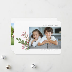 Cartes Pour Fêtes Annuelles Végétation hivernale capricieuse 2 Photo