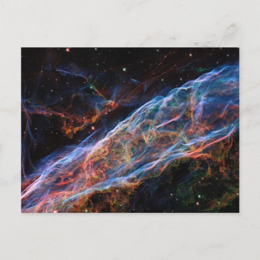 Cartes Pour Fêtes Annuelles Veil Nebula Supernova Reste Télescope Hubble (Devant)