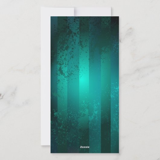 Cartes Pour Fêtes Annuelles Veille bijoux Steampunk sur un Arrière - plan vert (Dos)