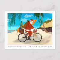 Vélo Père Noël Tropical Island Summer Holiday