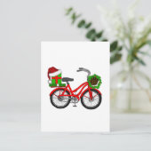 Cartes Pour Fêtes Annuelles vélo xmas (Debout devant)