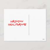 Cartes Pour Fêtes Annuelles Venaison de Père Noël (Dos)