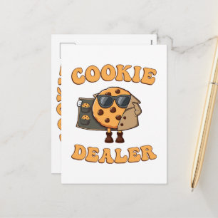 Cartes Pour Fêtes Annuelles Vendeur de biscuits drôle de cuisson
