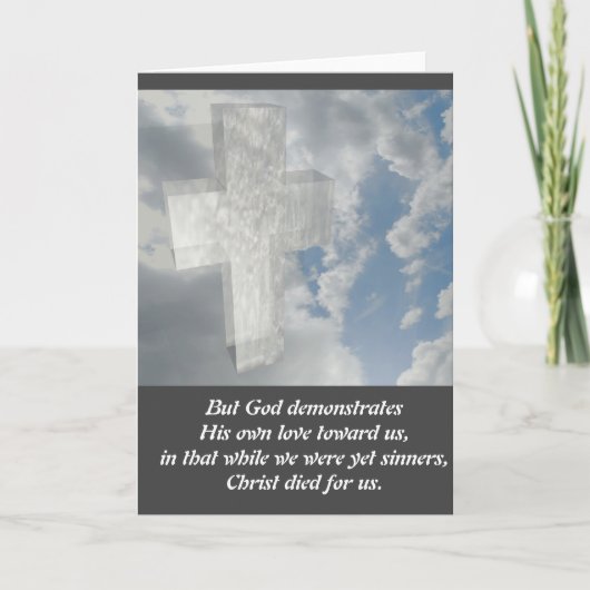 Cartes Pour Fêtes Annuelles Vendredi saint (Devant)