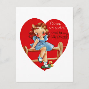 Cartes Pour Fêtes Annuelles Venez et soyez ma Saint Valentin !