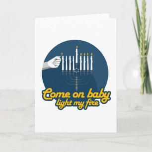 Cartes Pour Fêtes Annuelles VENEZ SUR BABY LIGHT MON MENORAH -.png