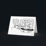 Cartes Pour Fêtes Annuelles Venir Strictement En Train<br><div class="desc">Des rennes dansantes profitent de Noël,  carte de Kipper Williams</div>