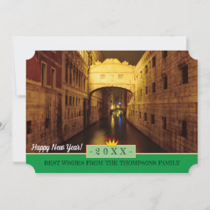 Cartes Pour Fêtes Annuelles Venise et Bonne Année ! Carte/architecture